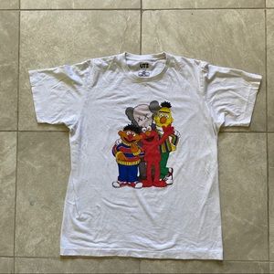 KAWS x Uniqlo x Sesame Street T-shirt